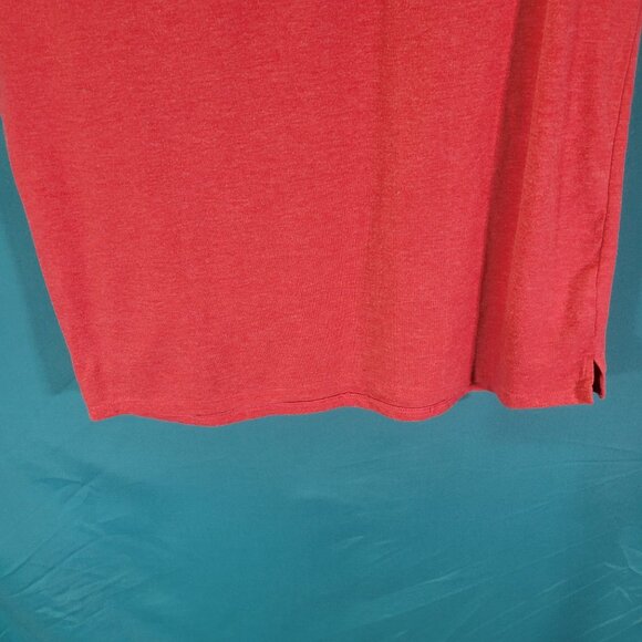 Freedom Trail Kyodan Womens V-Neck T-Shirt Rose Pink Short Sleeve Casual Top Siz - Picture 6 of 10